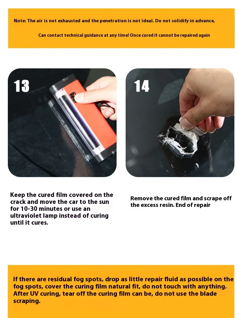 ISGTDRM Car Windshield Cracked Repair DIY Car Window Phone Screen Repair Kit Glass Curing Glue Auto Glass Scratch Crack Restore