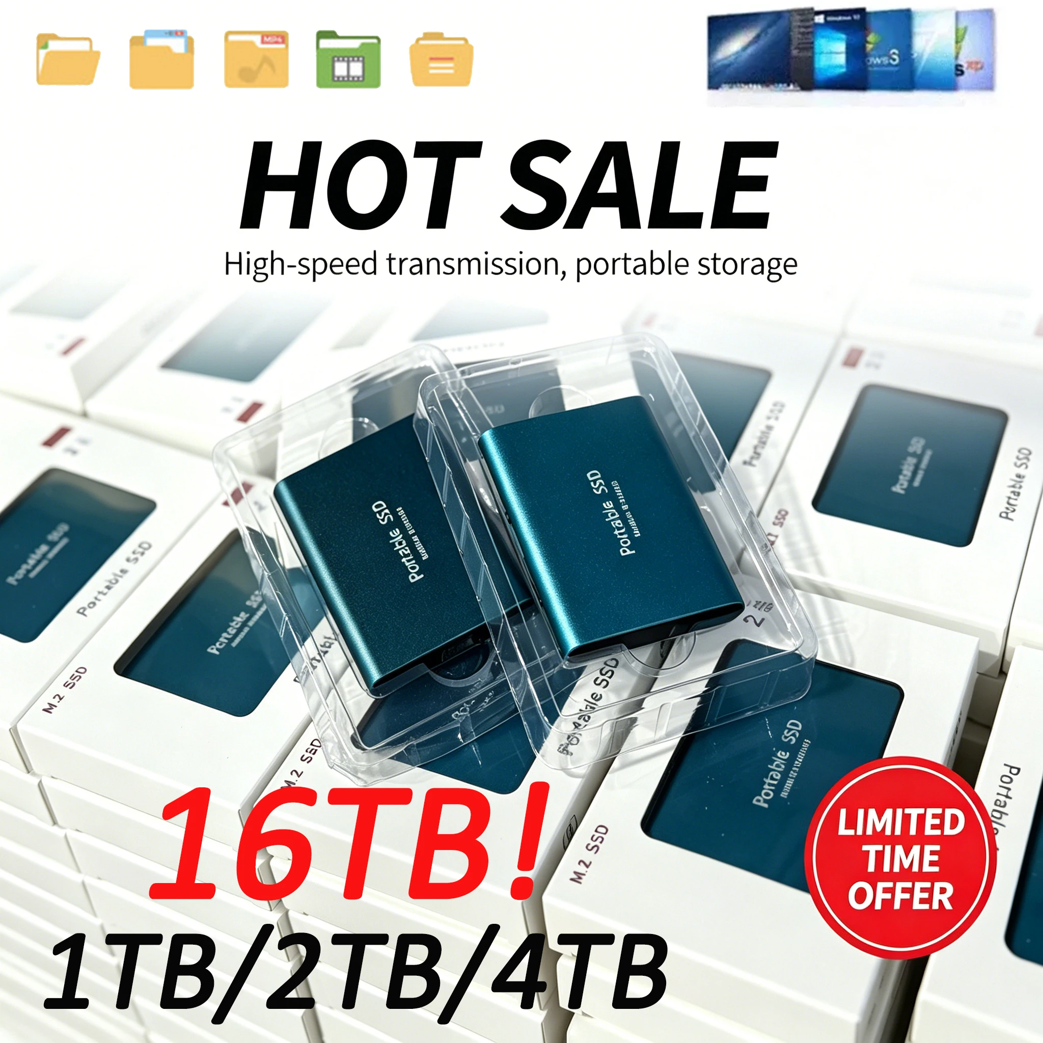 Generic External Hard Drive 1TB 2TB 4TB Portable HDD SSD Storage For PC Laptop Phone 2026 Generic External Hard Drive 1TB 2TB 4TB Portable HDD SSD Storage For PC Laptop Phone 2026