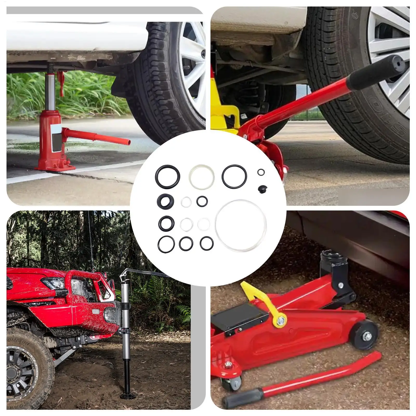 Floor Jack Seal Replacement Kit Oil Sealing Ring Floor Jack Parts Car Repair Tool Small Attachment for Garage and Workshop Floor Jack Seal Replacement Kit Oil Sealing Ring Floor Jack Parts Car Repair Tool Small Attachment for Garage and Workshop