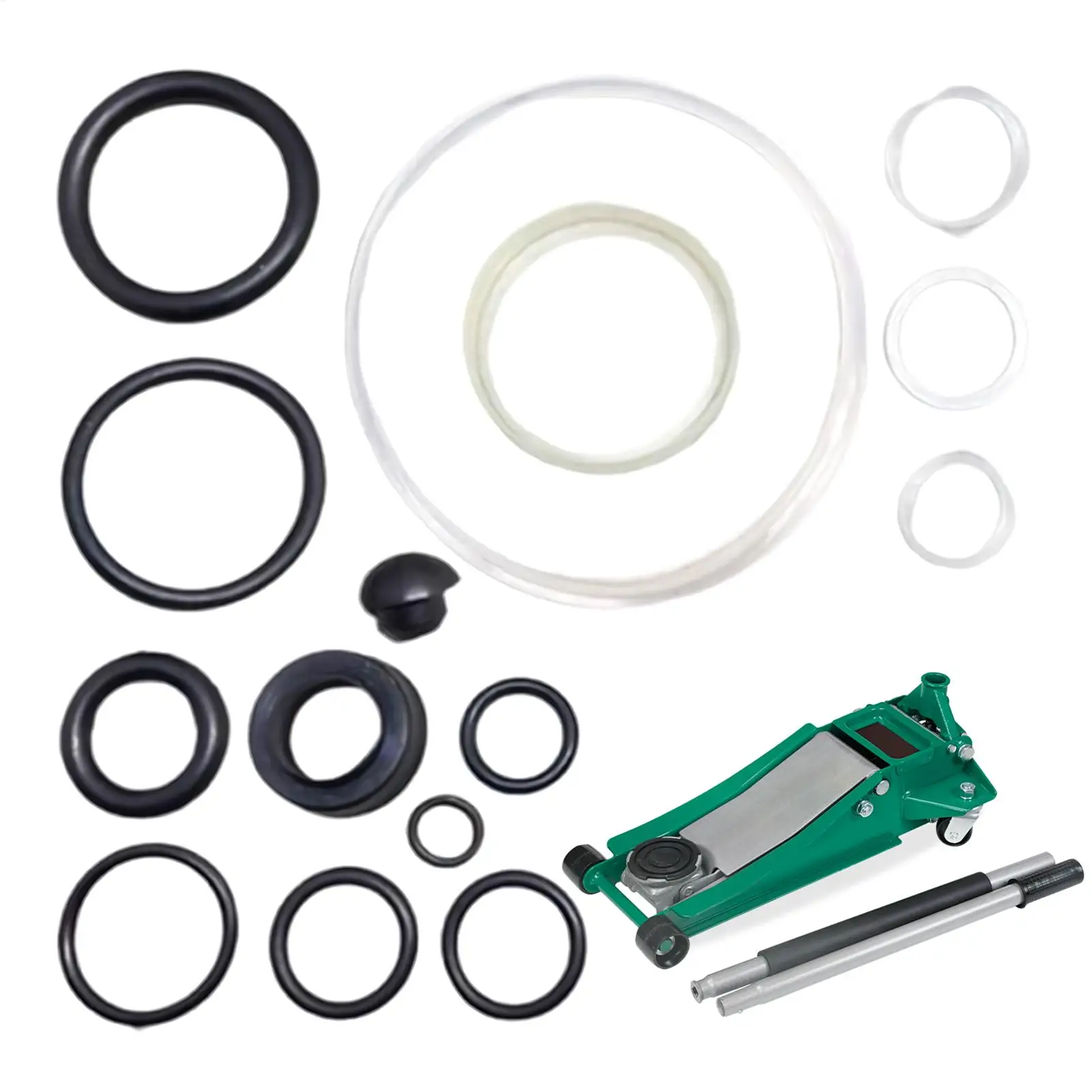 Floor Jack Seal Replacement Kit Oil Sealing Ring Floor Jack Parts Car Repair Tool Small Attachment for Garage and Workshop Floor Jack Seal Replacement Kit Oil Sealing Ring Floor Jack Parts Car Repair Tool Small Attachment for Garage and Workshop