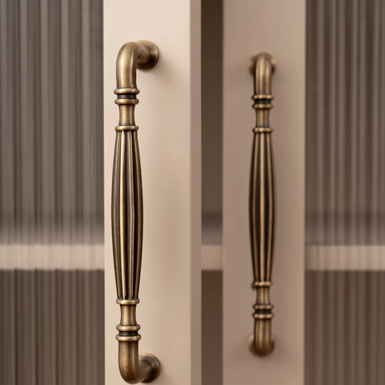 Santaya Antique Brass Cabinet Pulls 5 Inch Hole Center Bar Drawer Pulls for Kitchen Cabinet Handle Dressers Copper Home Hardware Santaya Antique Brass Cabinet Pulls 5 Inch Hole Center Bar Drawer Pulls for Kitchen Cabinet Handle Dressers Copper Home Hardware