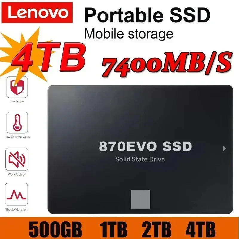 New 880 EVO 2.5 Inch Internal Original SSD Quick Boot SATA 3.0 2TB / 4TB High Speed Solid State Drive for Laptop Desktop PC