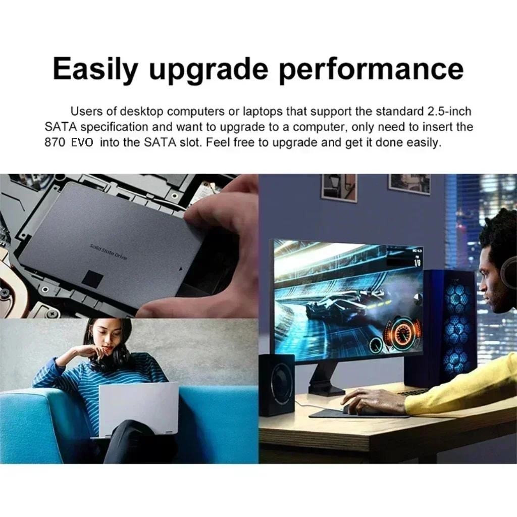 New 880 EVO 2.5 Inch Internal Original SSD Quick Boot SATA 3.0 2TB / 4TB High Speed Solid State Drive for Laptop Desktop PC