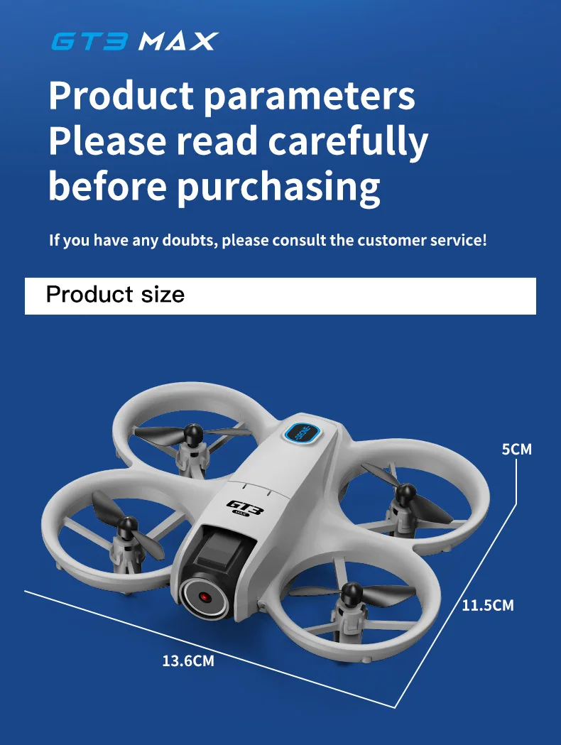 2025New GT3 MAX Drone 8K HD 4.3