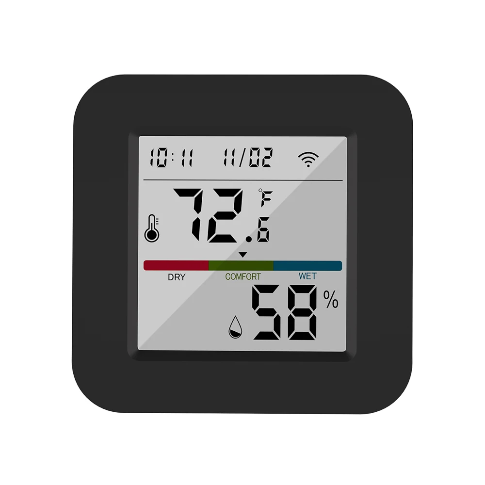 Tuya Smart Universal IR Remote With Temperature Humidity Sensor for Air Conditioner TV AC Works with Alexa Google Home Yandex