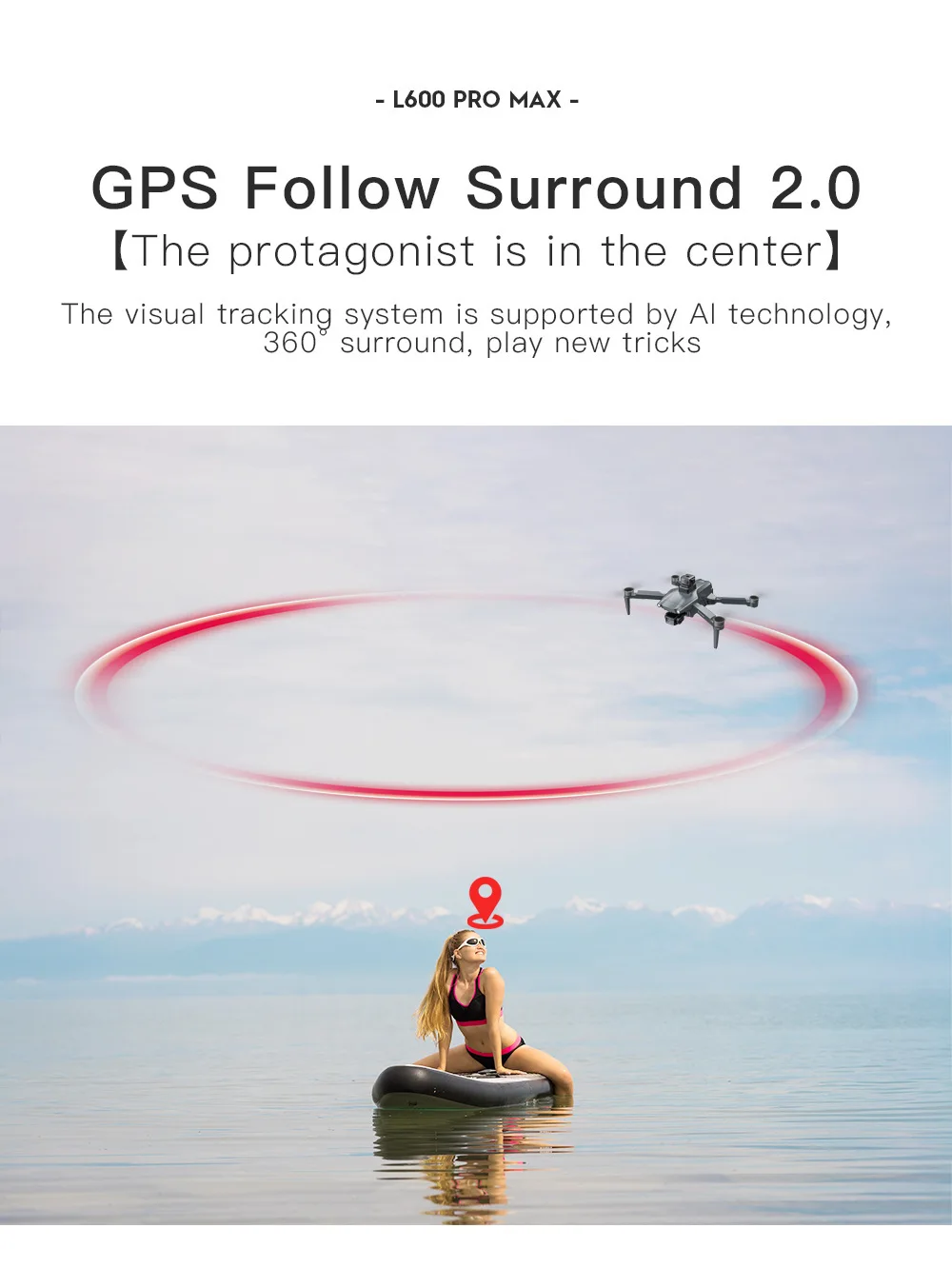 Original L600 PRO MAX GPS Drone Professional 3-Axis PTZ HD Dual Camera Obstacle Avoidance Brushless Motor 5G WIFI RC Quadcopter