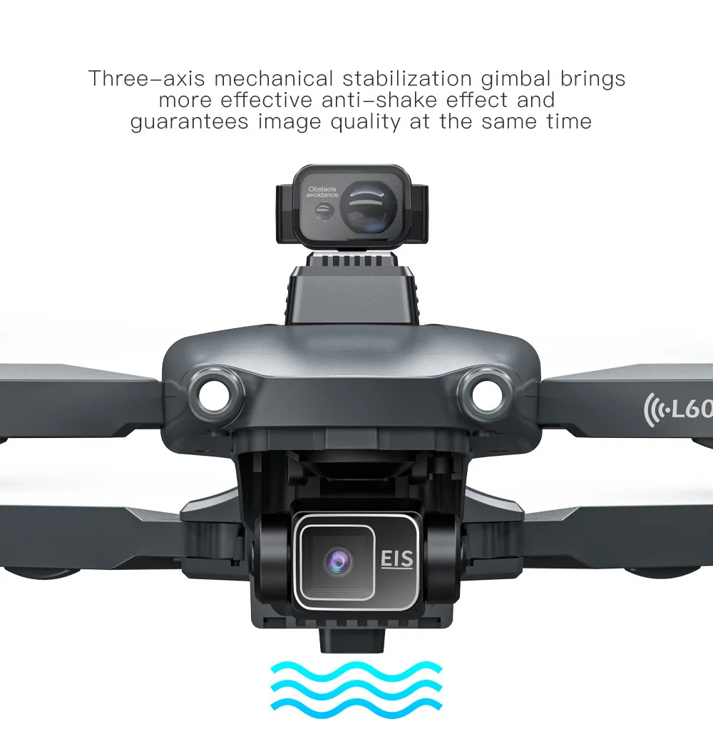Original L600 PRO MAX GPS Drone Professional 3-Axis PTZ HD Dual Camera Obstacle Avoidance Brushless Motor 5G WIFI RC Quadcopter