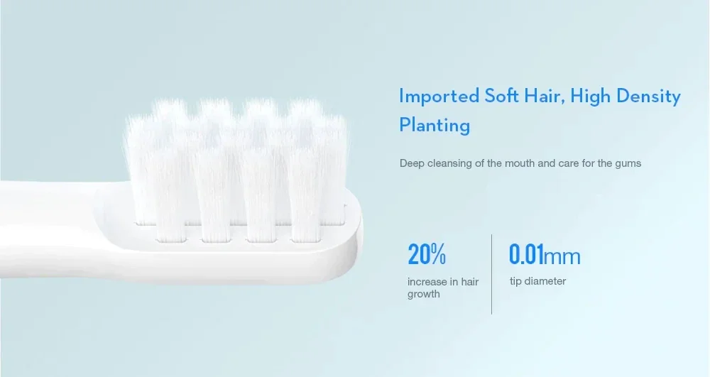 100% Original Xiaomi Mijia T100 Electric Toothbrush Head Adult Waterproof Ultrasonic Automatic Toothbrush USB Rechargeable
