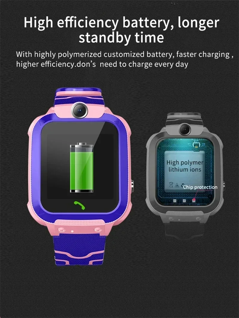 Lenovo 5G Waterproof Children Smart Watch SOS GPS Location Sim Card Call Camera Kid SmartWatch Boy Girl Gift For Ios Android2026 Lenovo 5G Waterproof Children Smart Watch SOS GPS Location Sim Card Call Camera Kid SmartWatch Boy Girl Gift For Ios Android2026