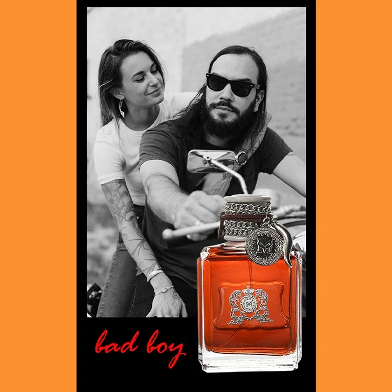 Bad Boy Charm Men's Fragrance Fresh Long-lasting Woody Scent Eau De Toilette That Exudes Charming Aura Attracts The Opposite Sex