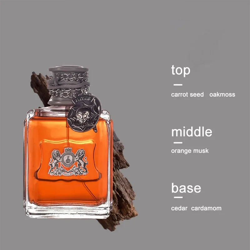 Bad Boy Charm Men's Fragrance Fresh Long-lasting Woody Scent Eau De Toilette That Exudes Charming Aura Attracts The Opposite Sex