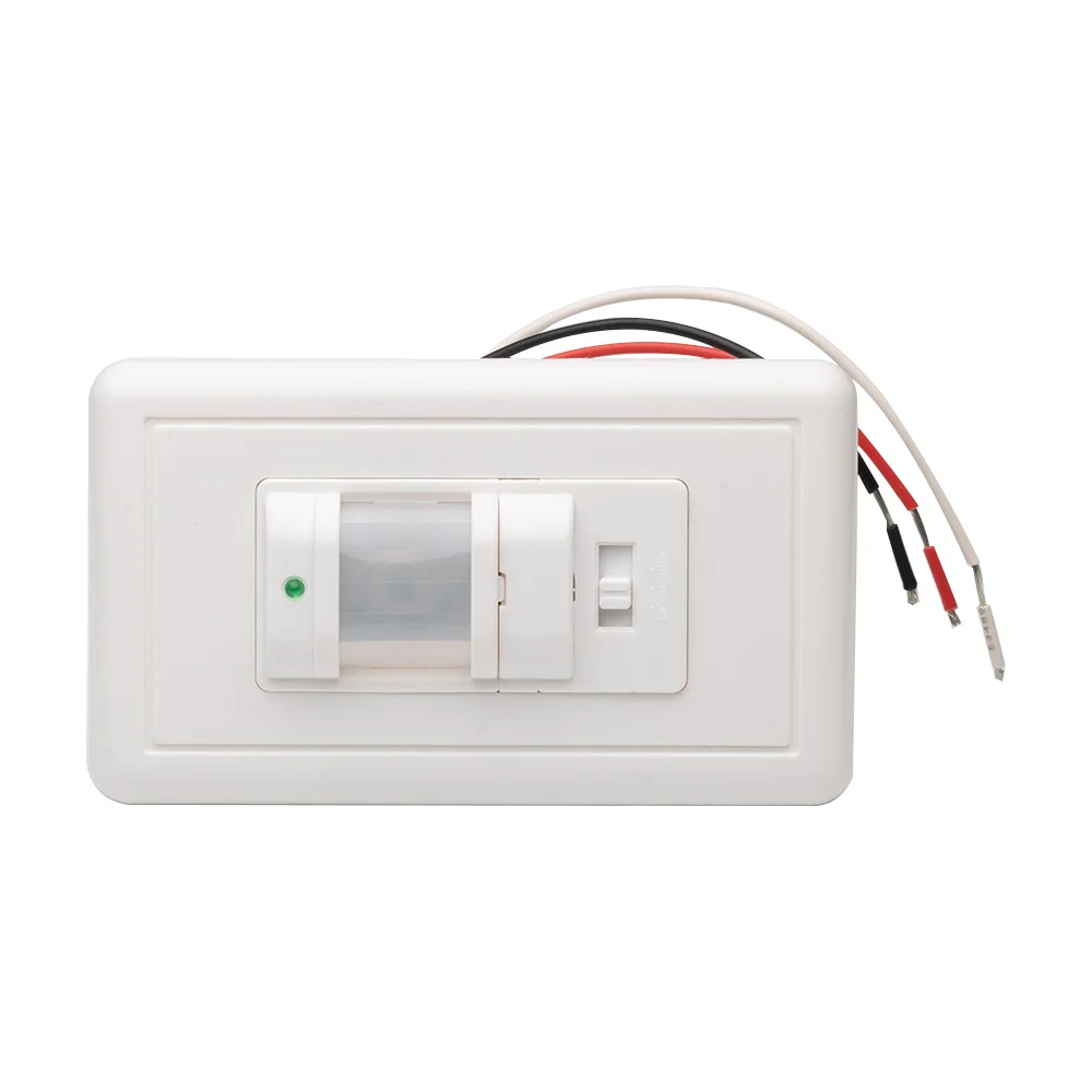 PIR Motion Sensor Switch AC 110V-240V Recessed Infrared smart Human Body Sensor Wall Switch Power Supply Accessories PIR Motion Sensor Switch AC 110V-240V Recessed Infrared smart Human Body Sensor Wall Switch Power Supply Accessories