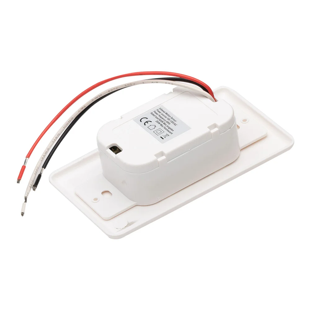 PIR Motion Sensor Switch AC 110V-240V Recessed Infrared smart Human Body Sensor Wall Switch Power Supply Accessories PIR Motion Sensor Switch AC 110V-240V Recessed Infrared smart Human Body Sensor Wall Switch Power Supply Accessories