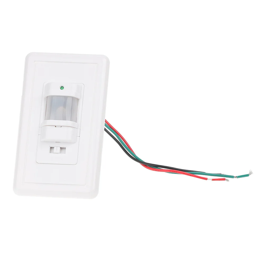 PIR Motion Sensor Switch AC 110V-240V Recessed Infrared smart Human Body Sensor Wall Switch Power Supply Accessories PIR Motion Sensor Switch AC 110V-240V Recessed Infrared smart Human Body Sensor Wall Switch Power Supply Accessories