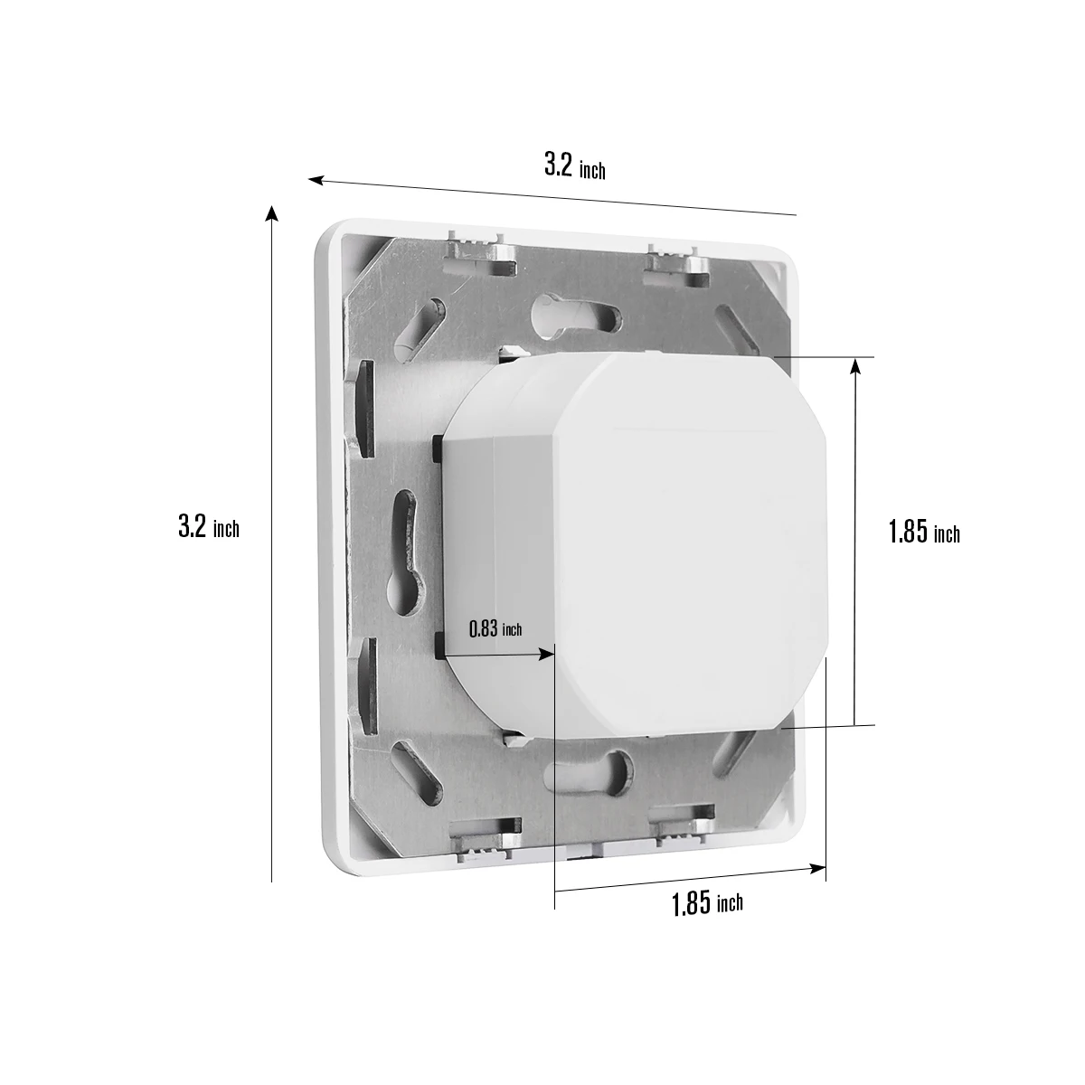 RAYZEEK PIR Motion Sensor Light Switch indoor,110V-265V, Occupancy Sensor,Vacancy Sensor,Manual On-Off 3 IN 1,Wall mounting