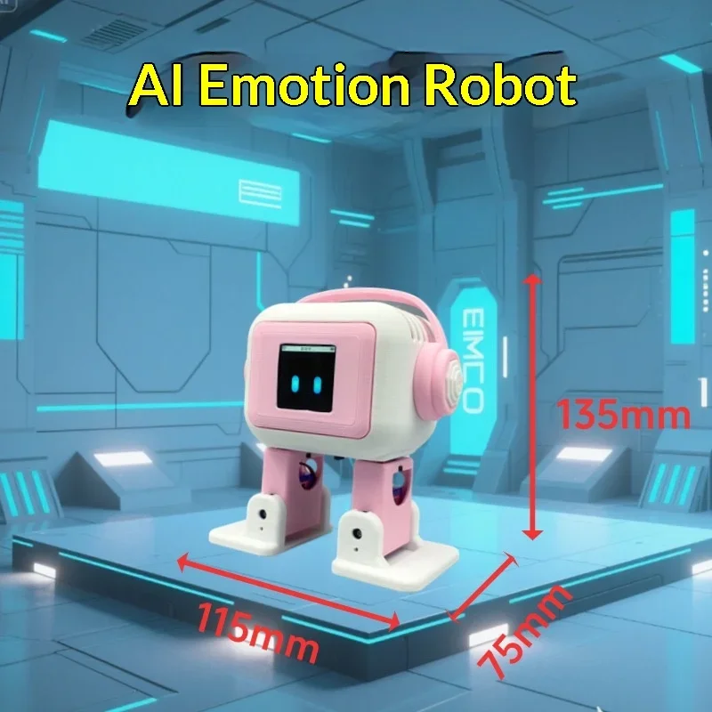 EMO Robot Toy Desktop Pet Intelligent Ai Electronic Accompanying Decoration Electronic Advanced Smart Pet Children's Toys Gift