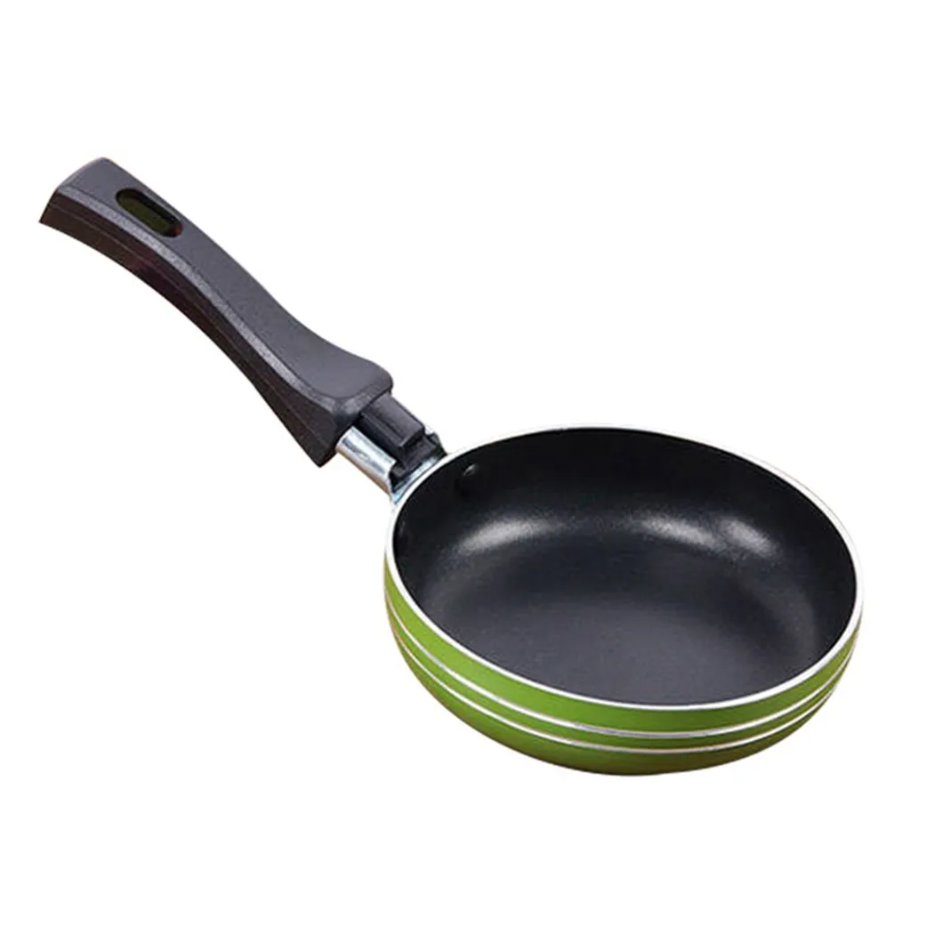 12cm/14cm/16cm Mini Frying Pan Non-Stick Steel Frypan Pot Saucepan For Cookware Kitchen Cookware Fry Eggs Tools Frying Pan