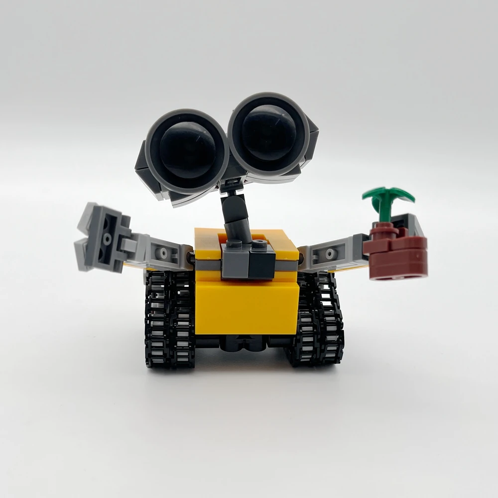 Classic Movie 200+pcs Mini Robot Wall-e MOC Building Blocks Model DIY Bricks Kits Creative Toys for Kids Children Adult Gifts