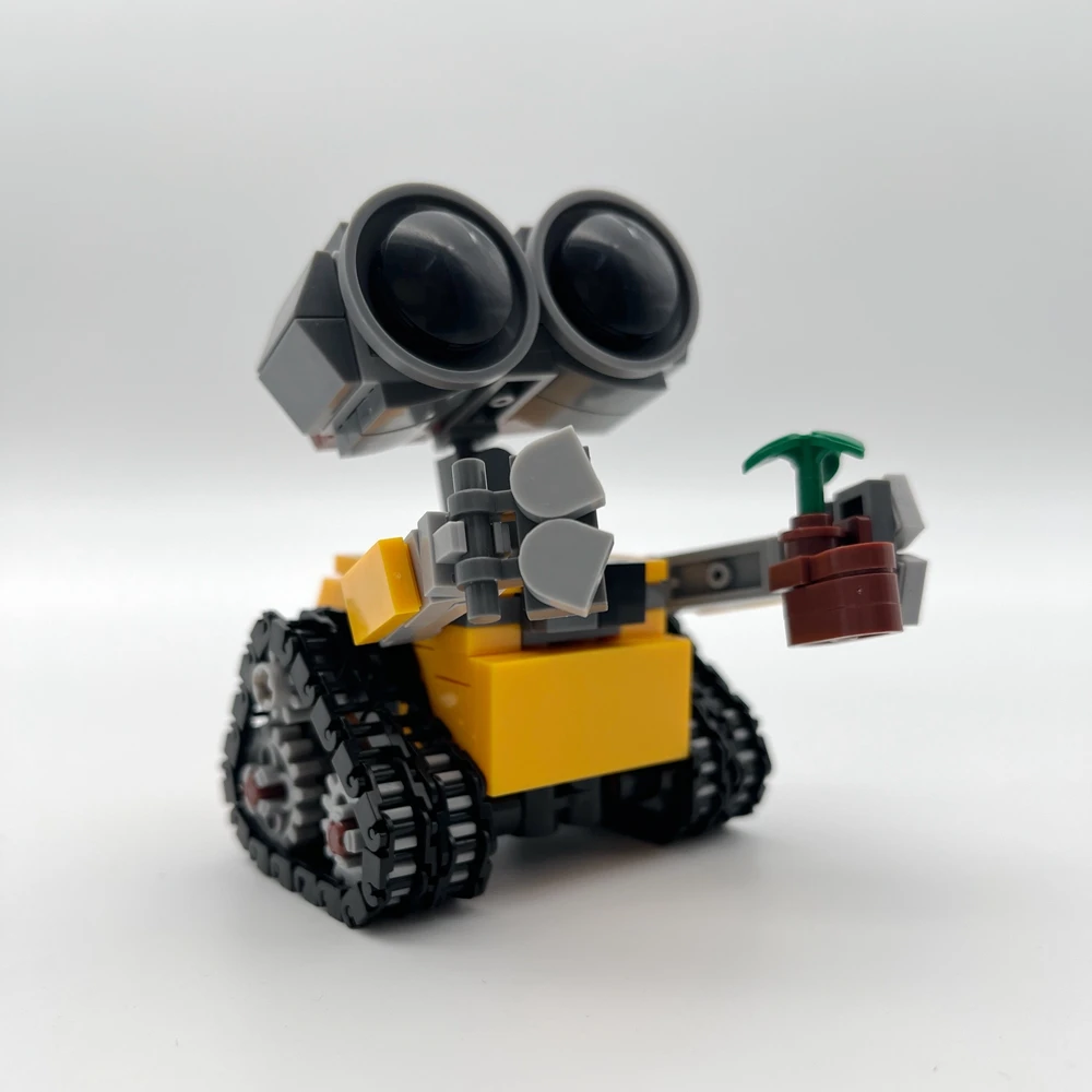 Classic Movie 200+pcs Mini Robot Wall-e MOC Building Blocks Model DIY Bricks Kits Creative Toys for Kids Children Adult Gifts