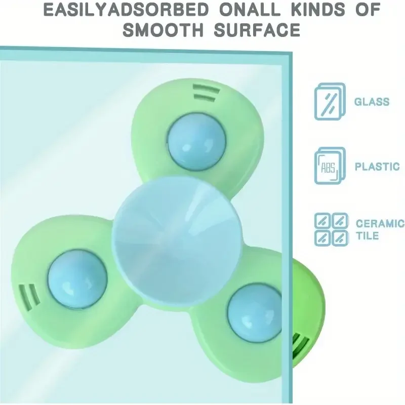 Childrens Interactive Bug Flower Suction Cup Top Toy Cartoon Suction Cup Spinning Baby Toy Educational Fun Play Childrens Interactive Bug Flower Suction Cup Top Toy Cartoon Suction Cup Spinning Baby Toy Educational Fun Play