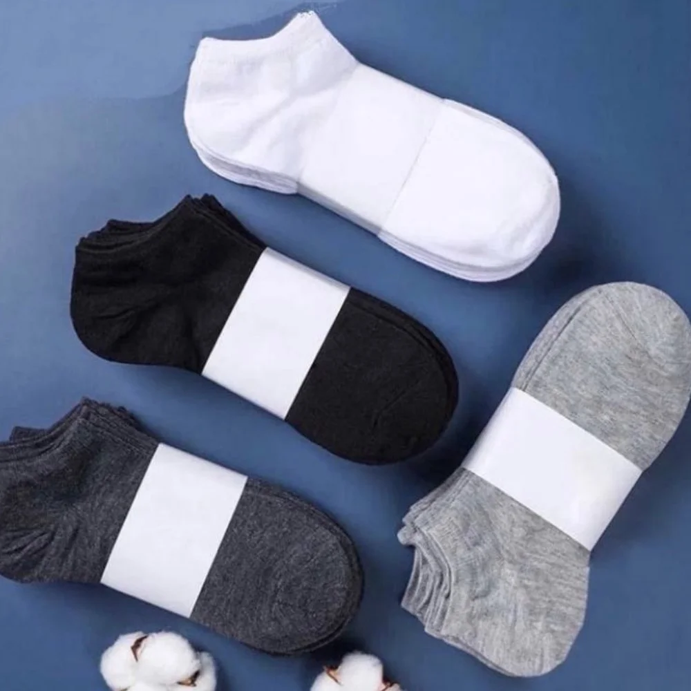 5/10-Pack Unisex Comfort-Fit Ankle Socks for All, Breathable & Lightweight - Ideal for Sports & Daily Wear 5/10-Pack Unisex Comfort-Fit Ankle Socks for All, Breathable & Lightweight - Ideal for Sports & Daily Wear