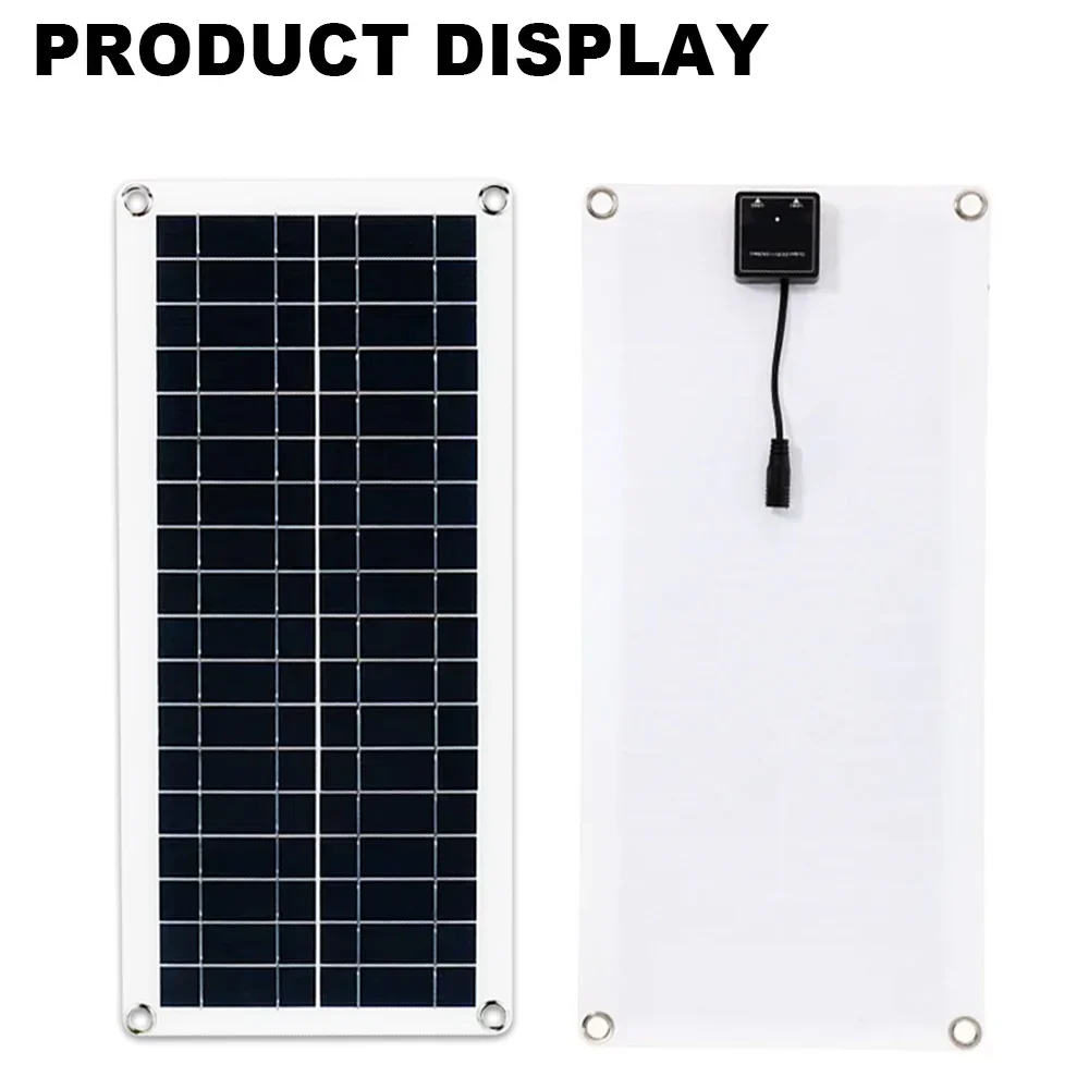 SOECOPO 30000W Solar System Kit  200W Panel Inverter (2 sockets) Dual voltage input 12V/24V To 110V/220V 100A Controller Camping