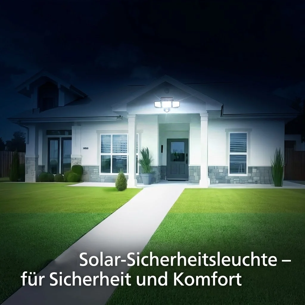 Solar Light Outdoor Waterproof IP65 Motion Sensor Remote Control Security Wall Lamp Garden Street LED Decoration
