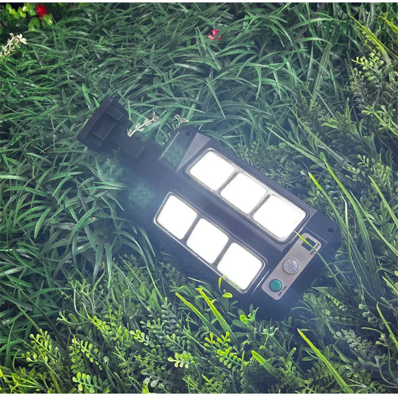 Solar Street Lights Outdoor Waterproof Security Motion Sensor LED Lamp with 3 Lighting Mode Solar Lights for Garden Path Decor