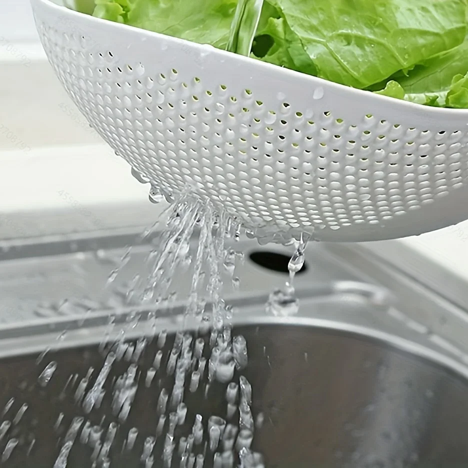 1 Piece of Rice Drainage Basket Rice Filter Fruit and Vegetable Drainage Sieve Kitchen Supplies Small Tools Multi-purpose 1 Piece of Rice Drainage Basket Rice Filter Fruit and Vegetable Drainage Sieve Kitchen Supplies Small Tools Multi-purpose