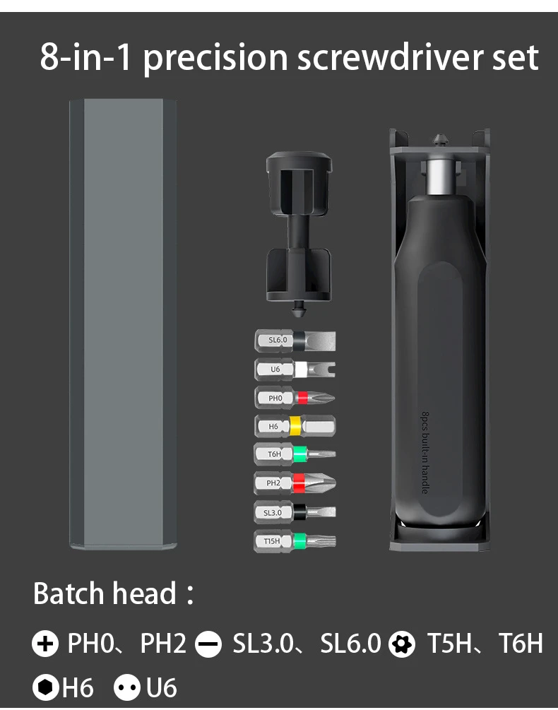 Precision Screwdriver Set 8 32 43 46 in 1 Torx Hex Phillips Magnetic Screwdriver Bit Phone Watch Laptop Mini Repair Tool Set