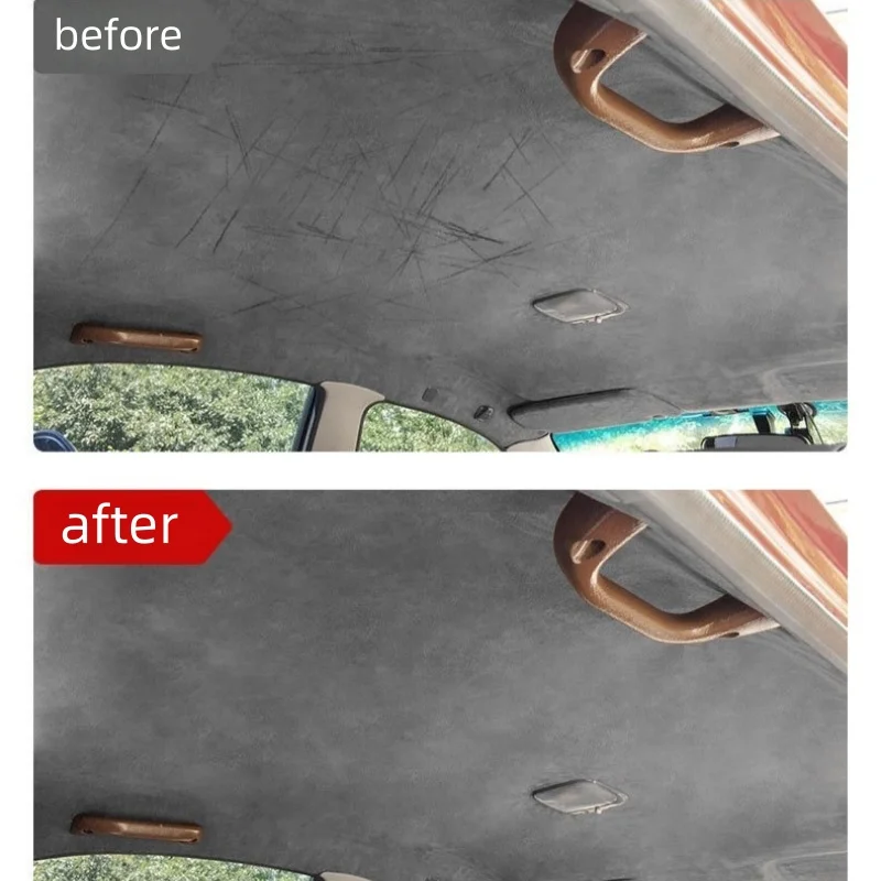 Max 250x150cm Suede Roof Lining Headliner Fabric Foam Material for Car Interior Upholstery Repair Ceiling Sky Fabrics Cloth DIY