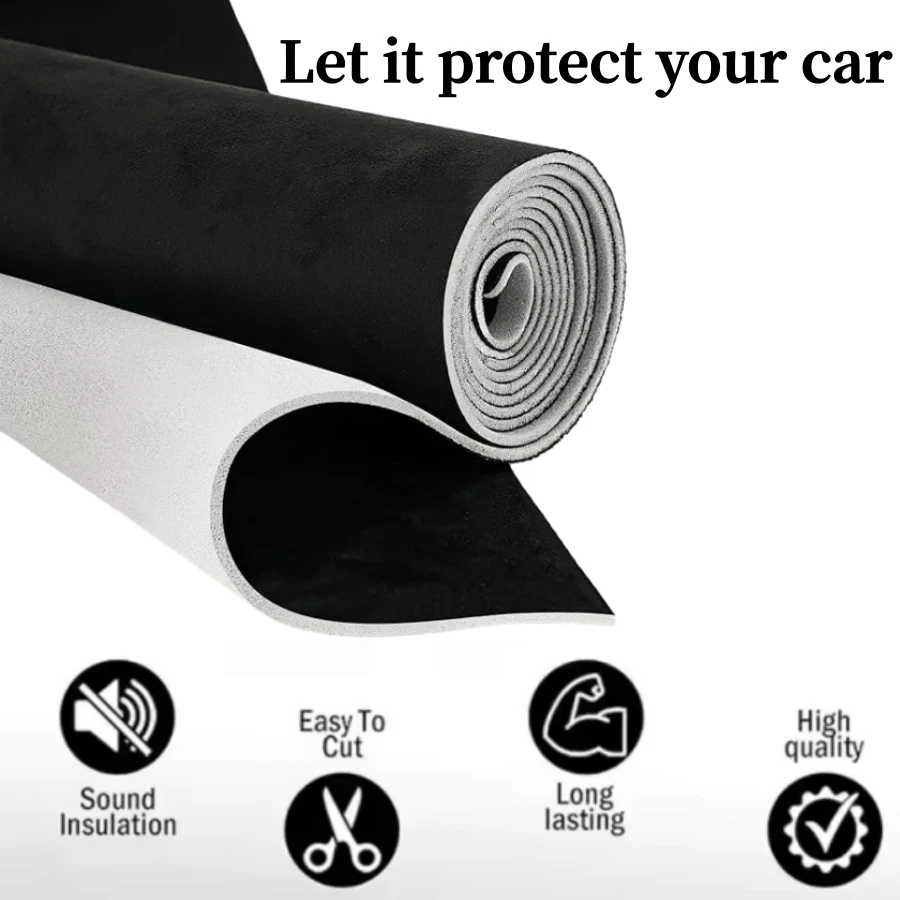 Max 250x150cm Suede Roof Lining Headliner Fabric Foam Material for Car Interior Upholstery Repair Ceiling Sky Fabrics Cloth DIY